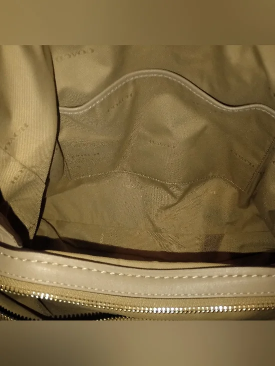 EUC Coach Edie Shoulder bag 31 With Tea Rose Tooling - Picture 7 of 12